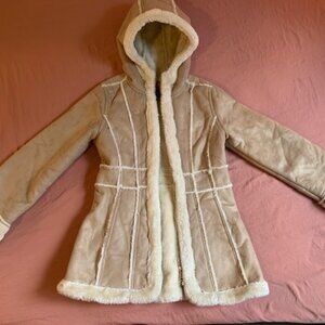 Hawke & Co Faux Fur Trimmed Hooded Jacket